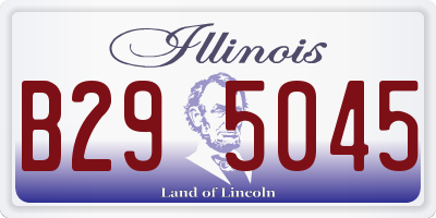 IL license plate B295045