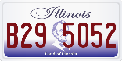 IL license plate B295052