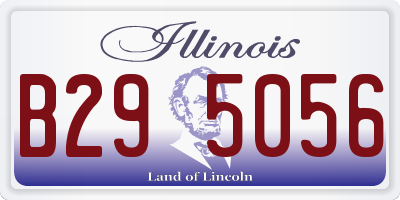 IL license plate B295056
