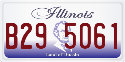 IL license plate B295061