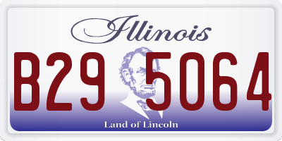 IL license plate B295064