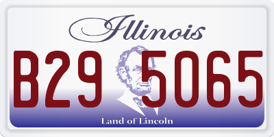 IL license plate B295065