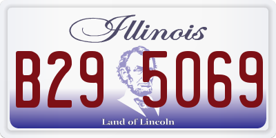 IL license plate B295069