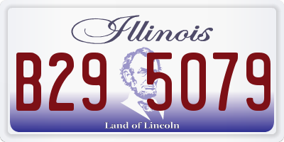 IL license plate B295079