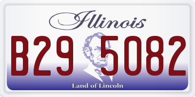 IL license plate B295082