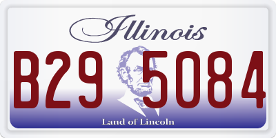 IL license plate B295084