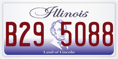 IL license plate B295088