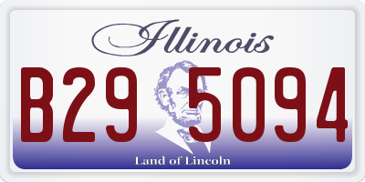 IL license plate B295094