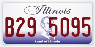 IL license plate B295095