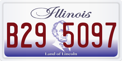 IL license plate B295097