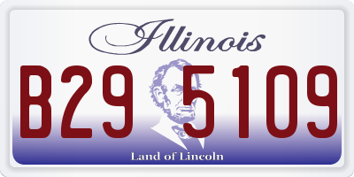 IL license plate B295109