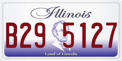 IL license plate B295127