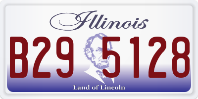 IL license plate B295128