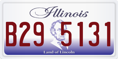 IL license plate B295131
