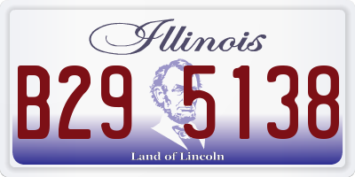 IL license plate B295138
