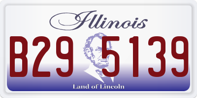 IL license plate B295139
