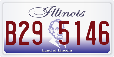 IL license plate B295146