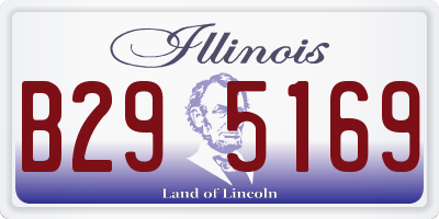 IL license plate B295169