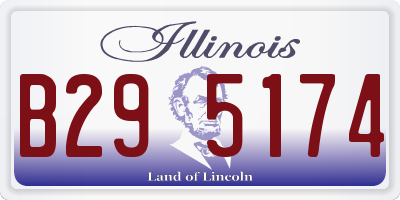 IL license plate B295174