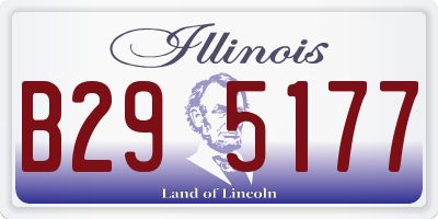 IL license plate B295177