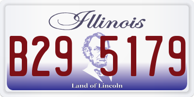 IL license plate B295179