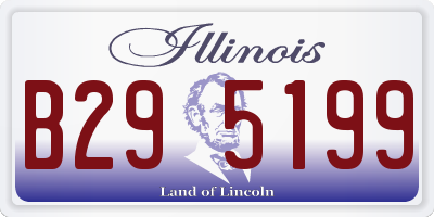 IL license plate B295199