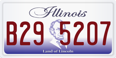 IL license plate B295207