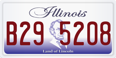 IL license plate B295208