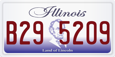 IL license plate B295209