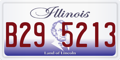 IL license plate B295213