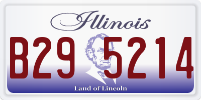IL license plate B295214