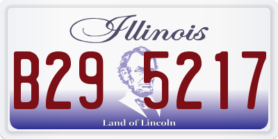 IL license plate B295217