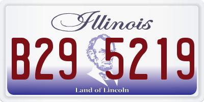 IL license plate B295219