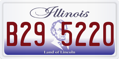 IL license plate B295220
