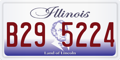IL license plate B295224