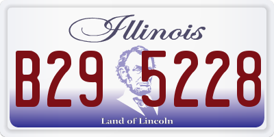 IL license plate B295228