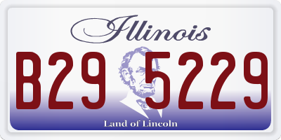 IL license plate B295229