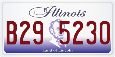 IL license plate B295230