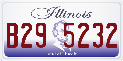IL license plate B295232