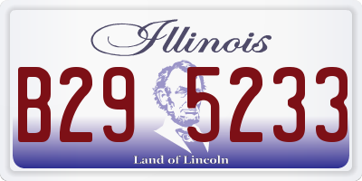 IL license plate B295233