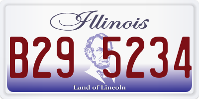 IL license plate B295234