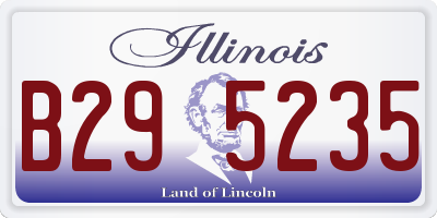 IL license plate B295235