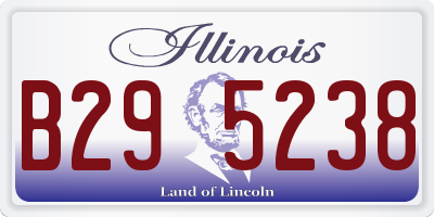 IL license plate B295238