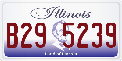 IL license plate B295239