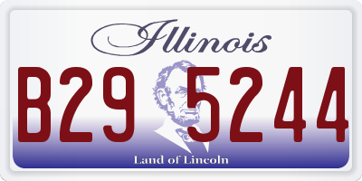 IL license plate B295244