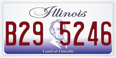 IL license plate B295246