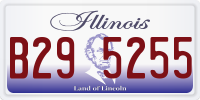 IL license plate B295255