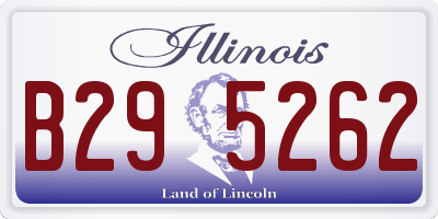 IL license plate B295262