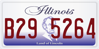 IL license plate B295264