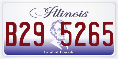 IL license plate B295265